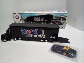 Mobil 1 Racing Limited Edition Collectors Series (2nd Of Series 1994) Toy Race Car Carrier   C2