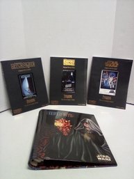 Original Movie Scripts Return Of The Jedi, The Empire Strikes Back And Star Wars & 3 Ring Notebook  A3