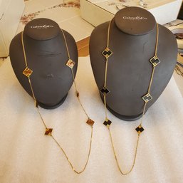 Pair Of Dazzling Givenchy  Necklaces