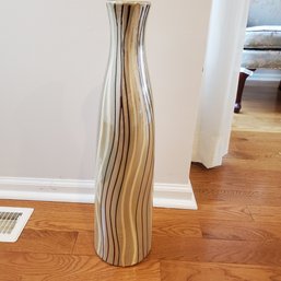 Tall Contemporary Pottery Flower Vase