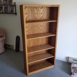 Six- Level Bookshelf  With Four Adjustable Shelves