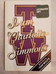 Tom Wolfe Signed 1st Ed I Am Charlotte Simmons