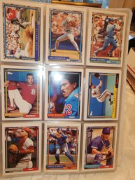 40 Page Binder Of Sportscards Incl Stars, Rookies Etc