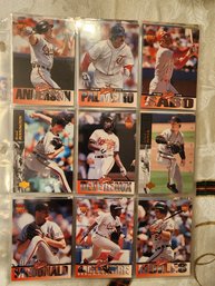 11 Sheets, Mostly 90s Orioles Cards