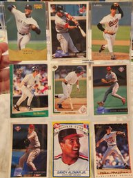 Sheet Of 9 Stars, Alomar Rookie, Schilling Mattingly Mariano Rivera