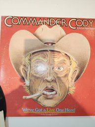 Commander Cody Live Double Lp