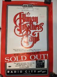 Allman Brothers Radio City Poster