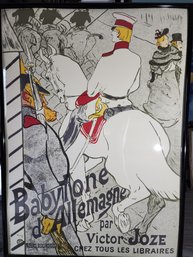 Toulouse Lautrec Lithograph Babylone D'allemagne