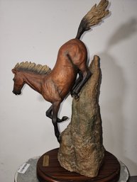 Casasola Descending Horse Sculpture