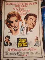 1964 Sunday In NY Movie Poster