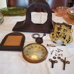 Antique Seth Thomas Clock Company Pendulum Movement No 89 8- Day Shelf Clock Restoration Project