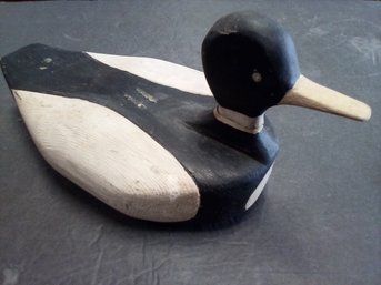 Antique Hand Carved Wood Duck Decoy             SR