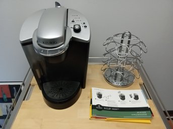 Keurig Coffee Maker And Pod Holder Model K145