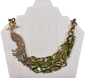 C. Wonder Crystal Peacock Necklace