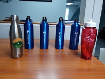 Assorted Water Bottles Trade Show Hand Outs Brand New.