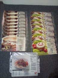 16 New Unused Flexible Culinary- Use Cutting Mats With Veal Recipes From Trade Show Marketing  Displays