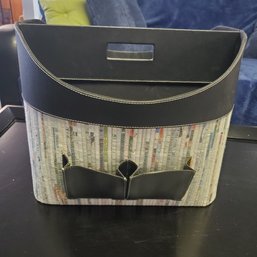 Unique & Stylish Magazine Holder With Remote Control Pouches