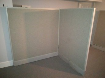 Three Padded Room Dividers Two 60 W X 66 T Inches & One 48 W X 66 T Inches