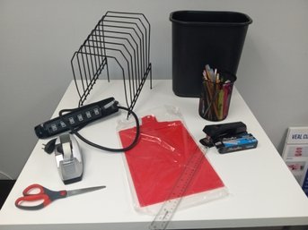 Assortment Of Desktop / Office Supplies-  Items