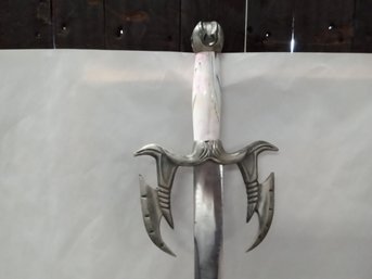 Vintage Sword From Pakistan With Leather Sheath.   WA