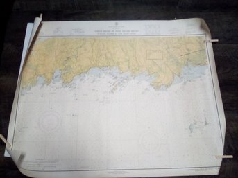 Marine Chart 7/29/68 North Shore Of Long Island Guilford Harbor To East Haven River # 217   D1