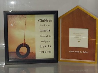 Make Room For The Baby 3.5' X 3.5' By Hallmark And A Special Quote Box