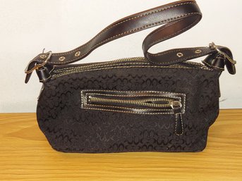 COACH Bag Small Purse Black No. P7B-4907