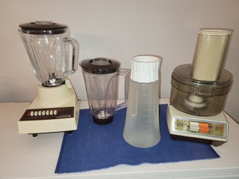 Hamilton Beach 7 Speed Blender, GE Food Processor