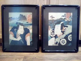 2 Framed Wood Block Prints From Original Art & Conservation Glass Used -Fairfield Gallery & Frame Ltd.