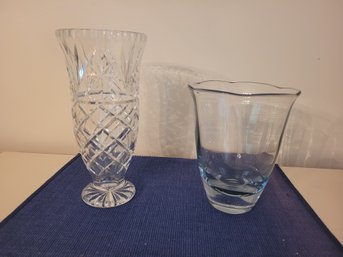 Charming Vases One Cut Glass The Other Crystal