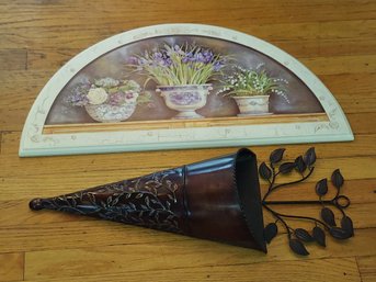 ASHLAND Home Accent Container And Wall Decor Signed Kathryn White