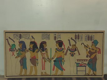 Tutankhamun  Egyptian Wall Art Cloth Print