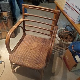 Rattan Chair With Arms