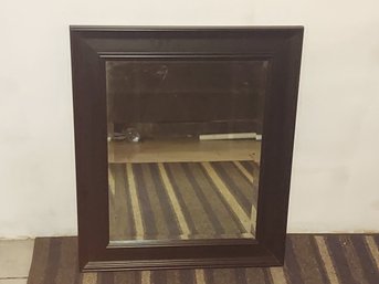 Classic Black Finish Mirror