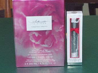 Victoria's Secret Winter Bombshell And Christian Siriano Silhouette Perfume Lotion And Body Spray