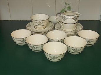 Stylecraft Dinnerware 22kt Platnium Made In USA