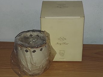 LENOX Ivory Rose Collection PORCELIAN VOTIVE Candle Tea Light