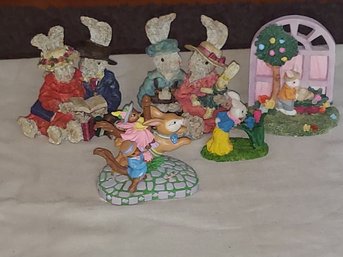 Kathy Jeffers Source Of Fine Collectables Avon 1993 Bunny Figurines