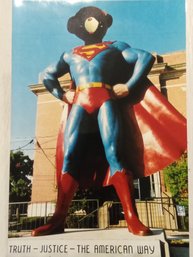 Vintage Abstract Superman With A Teddy Bear Head Photograph