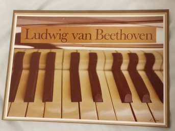 Vintage Signed? Ludwig Van Beethoven Photograph Of The Piano He Once Played On
