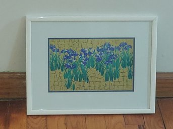 Very Famous IRISES Design By Korin Ogata (1658-1716)