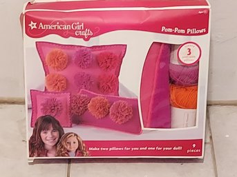 American Girl Crafts Pom-pom Pillows