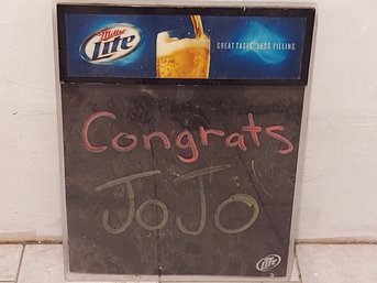 Miller Lite Blackboard