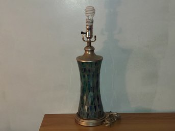 Blue/green Mosaic Glass Table Lamp