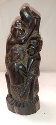 Beautiful Vintage Hand Carved African Statue Made In Kenya. SA/A5