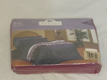 Jubilee King Flat Sheet 180 Thread Count Percale