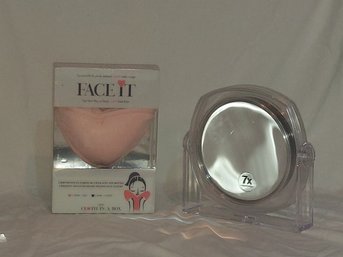 FACE IT Cloth In A Box And 7x Magnification Mirror 5'