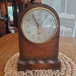 Telechron Motorized Revere Westminster Chime Shelf Clock - Needs New Cord