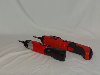 Pair Of Black And Decker Pivot Drivers