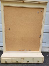 Corkboard W 2 Drawers 43 X 31